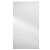 $199 Frameless Pivot Shower Glass Panel, Clear