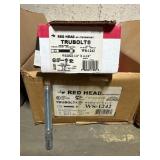 (4) boxes RED HEAD WEDGE 1/2x4-1/4 anchors