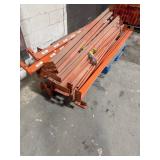 (26 approx) 8ft x 2-3/4 teardrop beams