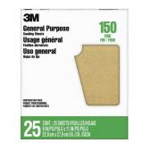 1 Lot of 4-PRO-PAK 9x11 150 Grit Sanding Sheets (2