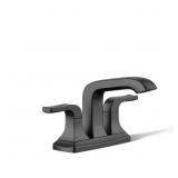 Rubicon 4-in Centerset Faucet, Matte Black