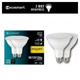 1 Lot of 4-Energy Star 3-Way LED PAR38 Bulb 2-Pack
