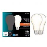 1 Lot of 4-100W Equivalent A19 Dimmable LED Bulb 2