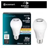 1 Lot of 4-60W A19 Bluetooth LED Light Bulb E26,