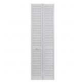 $151 Seabrooke 30x80 Louver Bi-Fold PVC Door