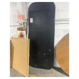 96  L x 38  W Black Wooden Dining Table Top