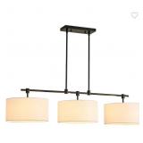 $309 3-Light Dimmable Dome Pendant Light