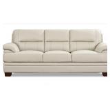 $1874 Hydeline Furniture Leather Sofa and Loveseat