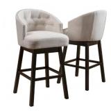 $350 Set of 2 30.5" Ogden Barstool Beige