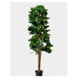 6ft Tall Artificial Fiddle Leaf Fig Tree