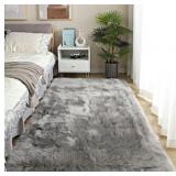 Dileo Sheepskin Abstract Indoor Rug