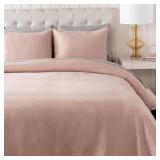 $590 Dawson Bedding DAW2005-KSET 108x92 Dusty Pink