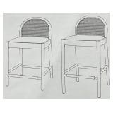 GREY COUNTER CHAIR & BAR CHAIR
