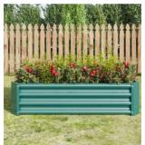 Metal Raised Garden Bed Planter Box