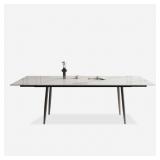 $900 0 lbs Homeira 62.9 to 94.4 Extendable Dining