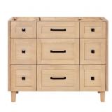 $1186 Monroe Oak Bath Vanity Cabinet 42In