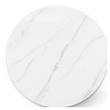 $66 0 lbs Round Sintered Stone Table Top Overlay