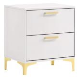 $165 Coaster Kendall White 2-drawer Nightstand