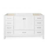 $1185 Ariel Cambridge 60" Vanity Cabinet Only