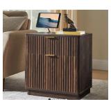 $148 23" Fluted Nightstand - Mid-Century Modern