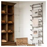 $392 Park Hill Collection Metal Wall Display Rack