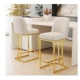 $226 Dining Bar Chairs Set of 2, Modern Style