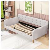 $260 0 lbs Full Upholstered Dayed With Slats And L