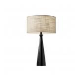 $113 Linda 21.5 in. Black Table Lamp
