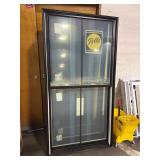 Pella Approx. 37 x72 x5 Black Wood Double-Hung Win