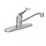 $28 Single-Handle Kitchen Faucet, Polished Chrome