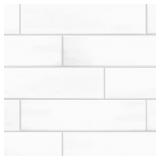 52SF LUXECRAFT WHITE 4X16 GLAZED CERAMIC TILE