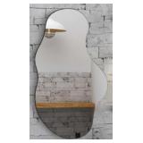 Black Framed Decorative Mirror 46"x26"