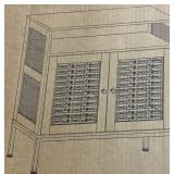 ACCENT CABINET ( NATURAL WOOD )