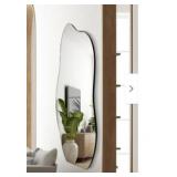 Black Framed Decorative Mirror 55"x24"