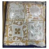 BROWN MICROFIBER 3 PIECE DUVET COVER SET