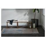 Momeni Afshar 2 X 3 (ft) Blue Indoor Area Rug