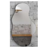 Black Framed Decorative Mirror 46"x26"