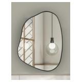 Black Framed Decorative Mirror 35"x27"