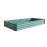 Green Metal Raised Garden Bed