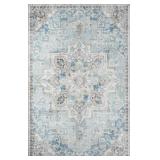 Momeni Afshar 2x3 Light Blue Rug