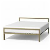Zinus Aline Metal Platform Bed, Gold, Queen