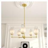 Phenix 5-Light Satin Gold Chandelier