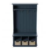 $253 FONTANA BLUE HALL TREE WITH BASKETS