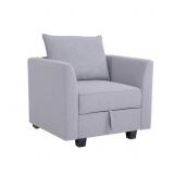 $264 LINEN ARMCHAIR: MODERN ACCENT CHAIR