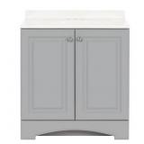 $199 31 IN. SINGLE SINK VANITY W/ WHITE MARBLE TOP