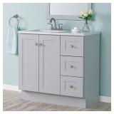 $379 GLACIER BAY 37" SINGLE SINK VANITY TOP