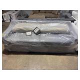 $568 MODERN UPHOLSTERED SOFA, 80  LONG GRAY