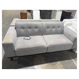 $537 MODERN GRAY FABRIC SOFA   APPROX. 80  L