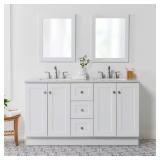 Bannister 61" Double Sink Vanity with Top