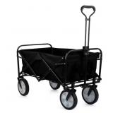 8.8 cu ft Fabric Collapsible Wagon - Black